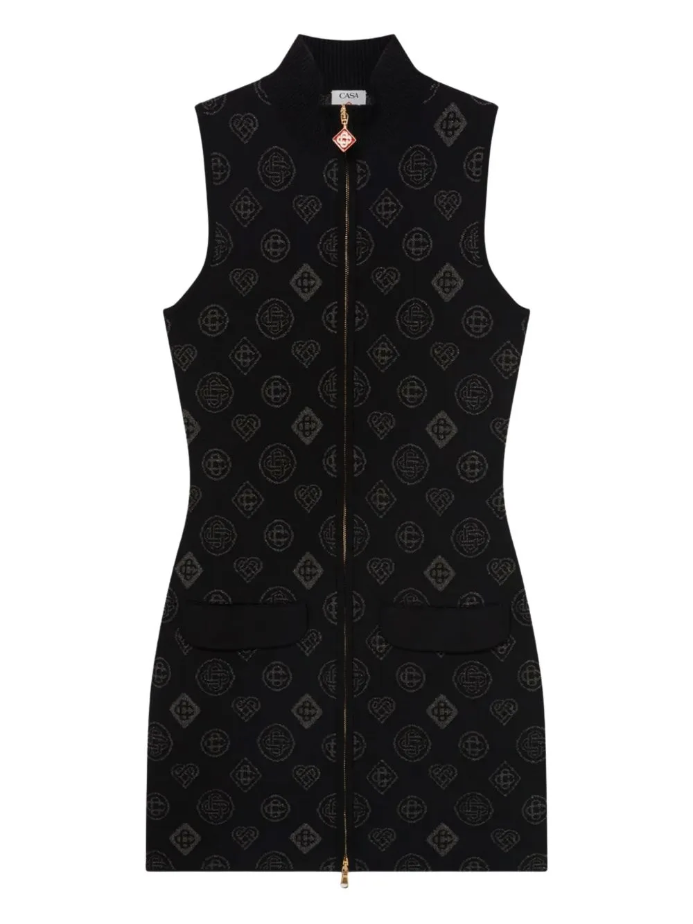 Monogram-Patterned Dress