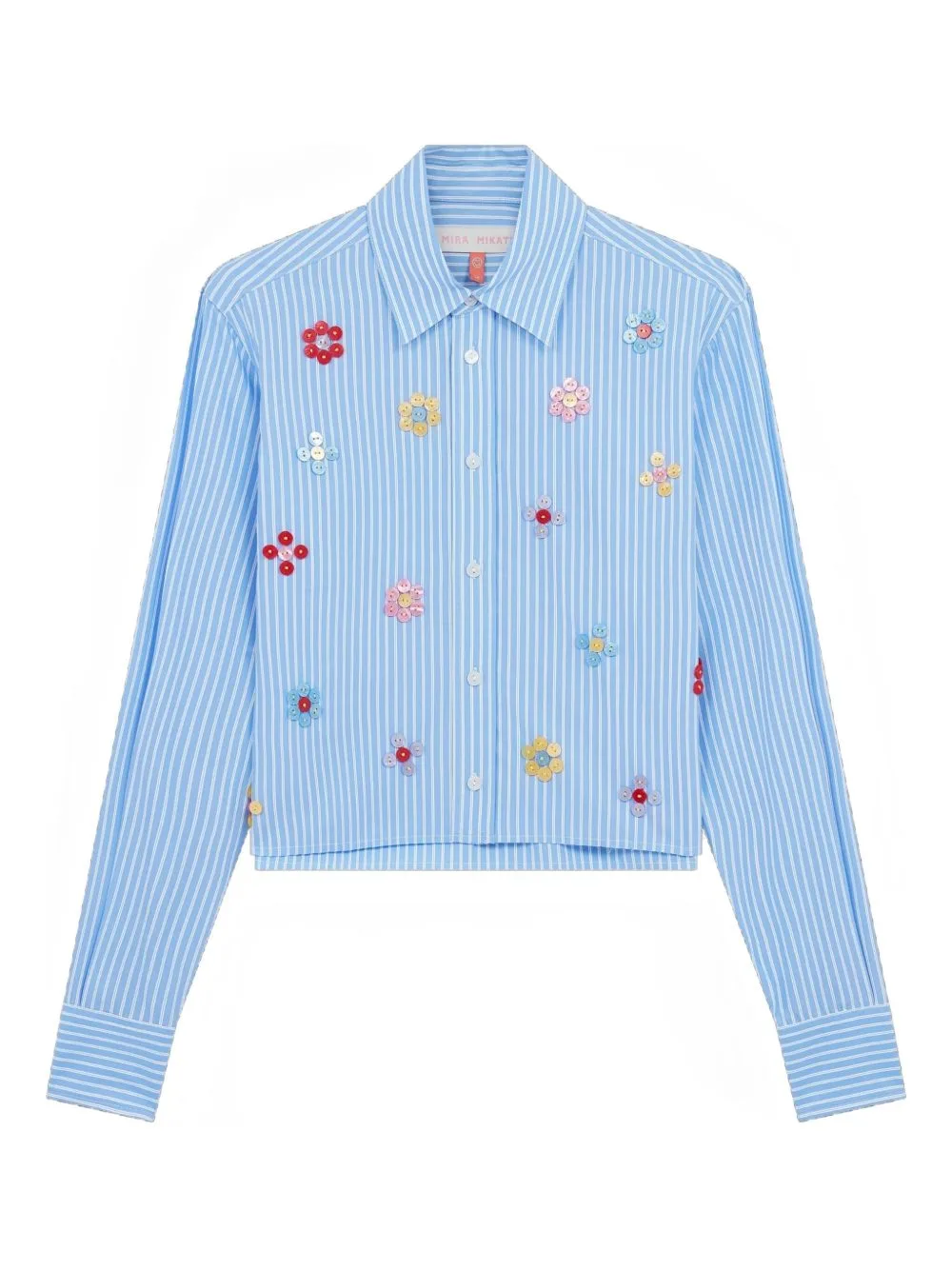 Stripe Sequin-Embellished Shirt