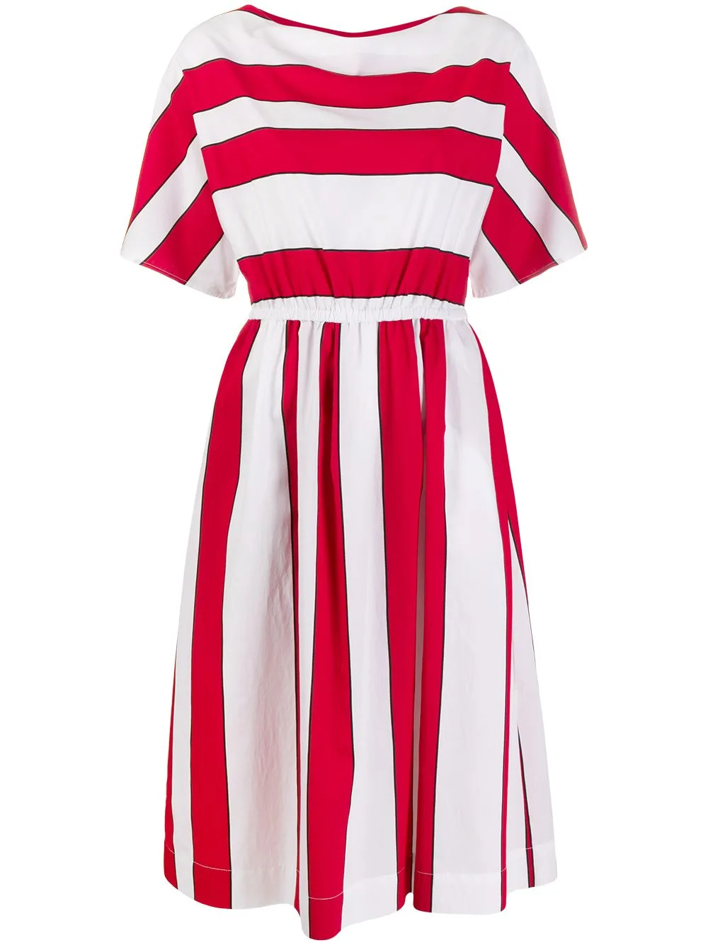 Scully Stripe Midi Dress