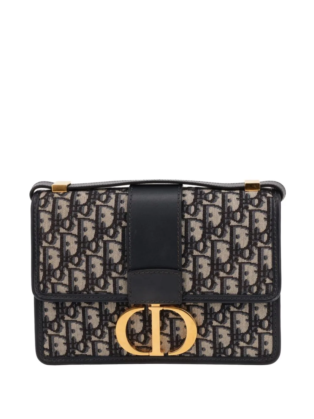 30 Montaigne Oblique Leather Handbag