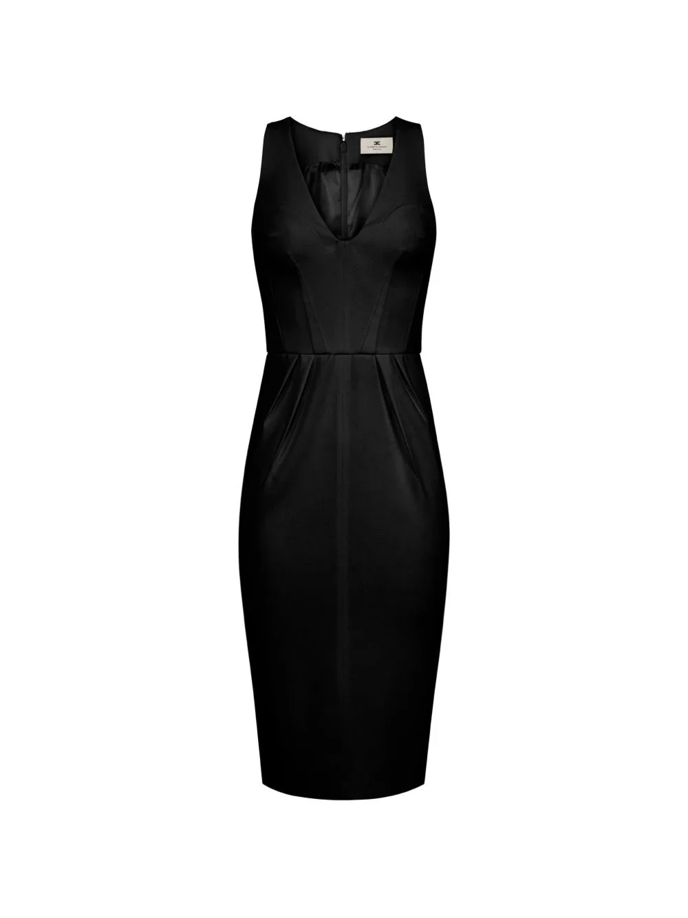 V-Neck Logo Dress