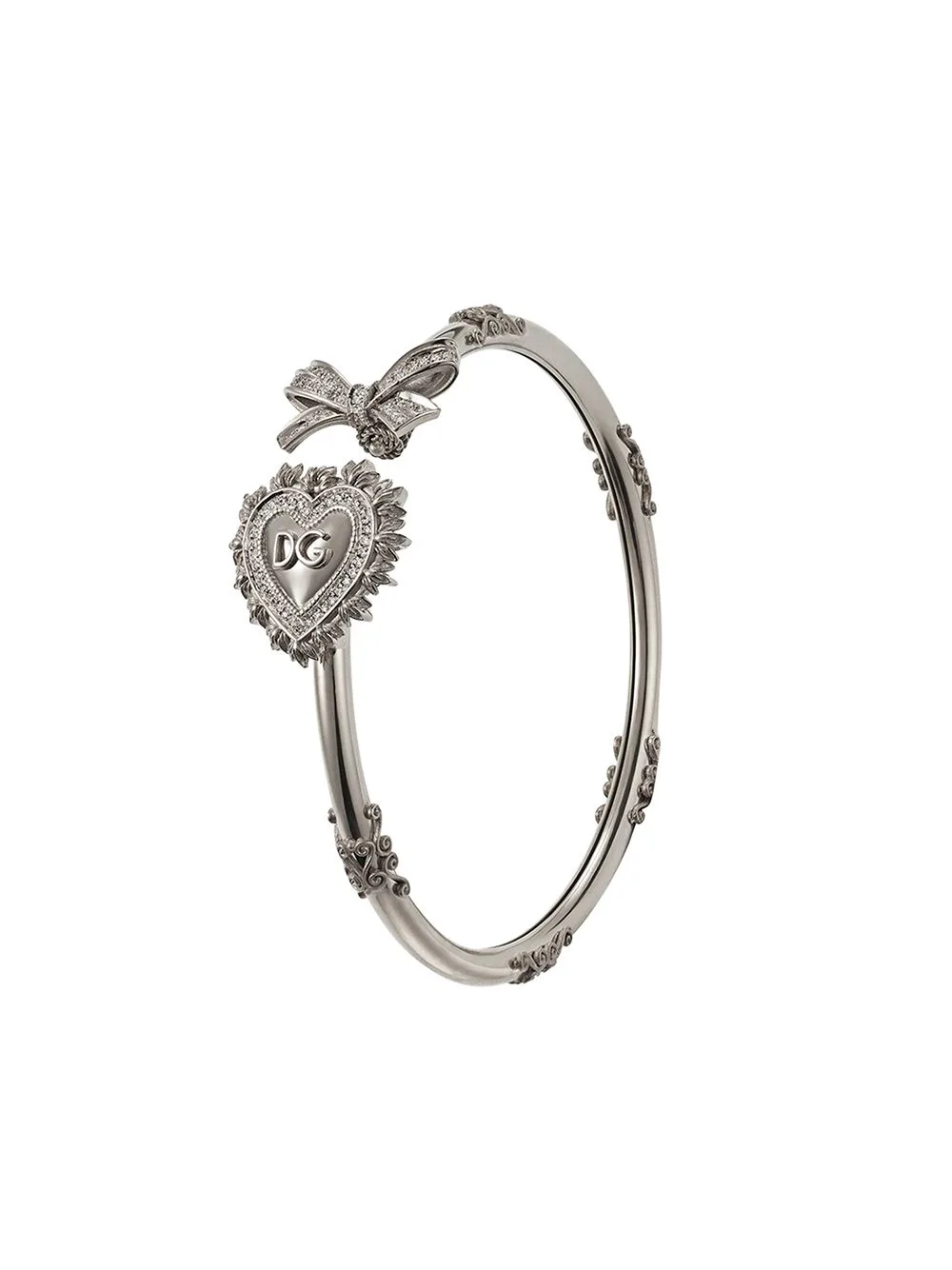 18K White Gold Devotion Diamond Bracelet