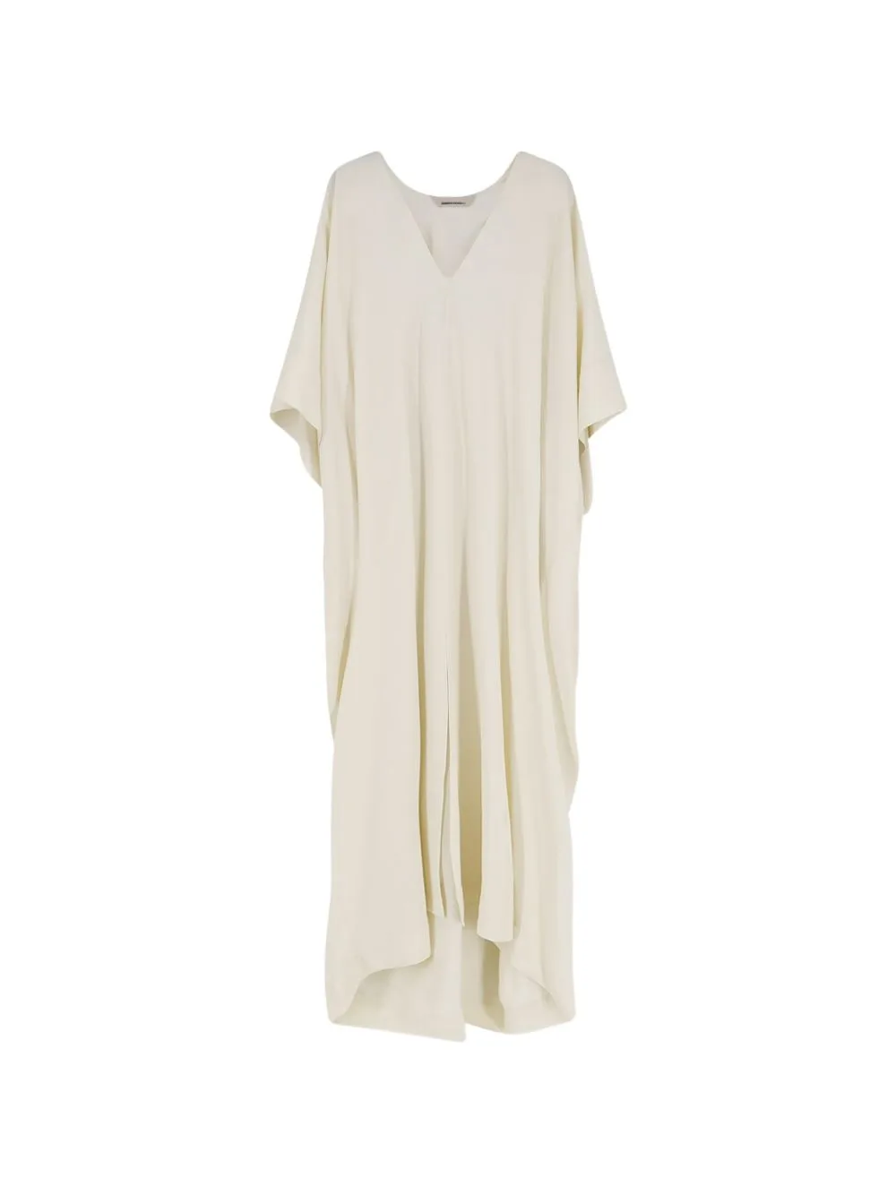 V-Neck Short-Sleeve Long Dress