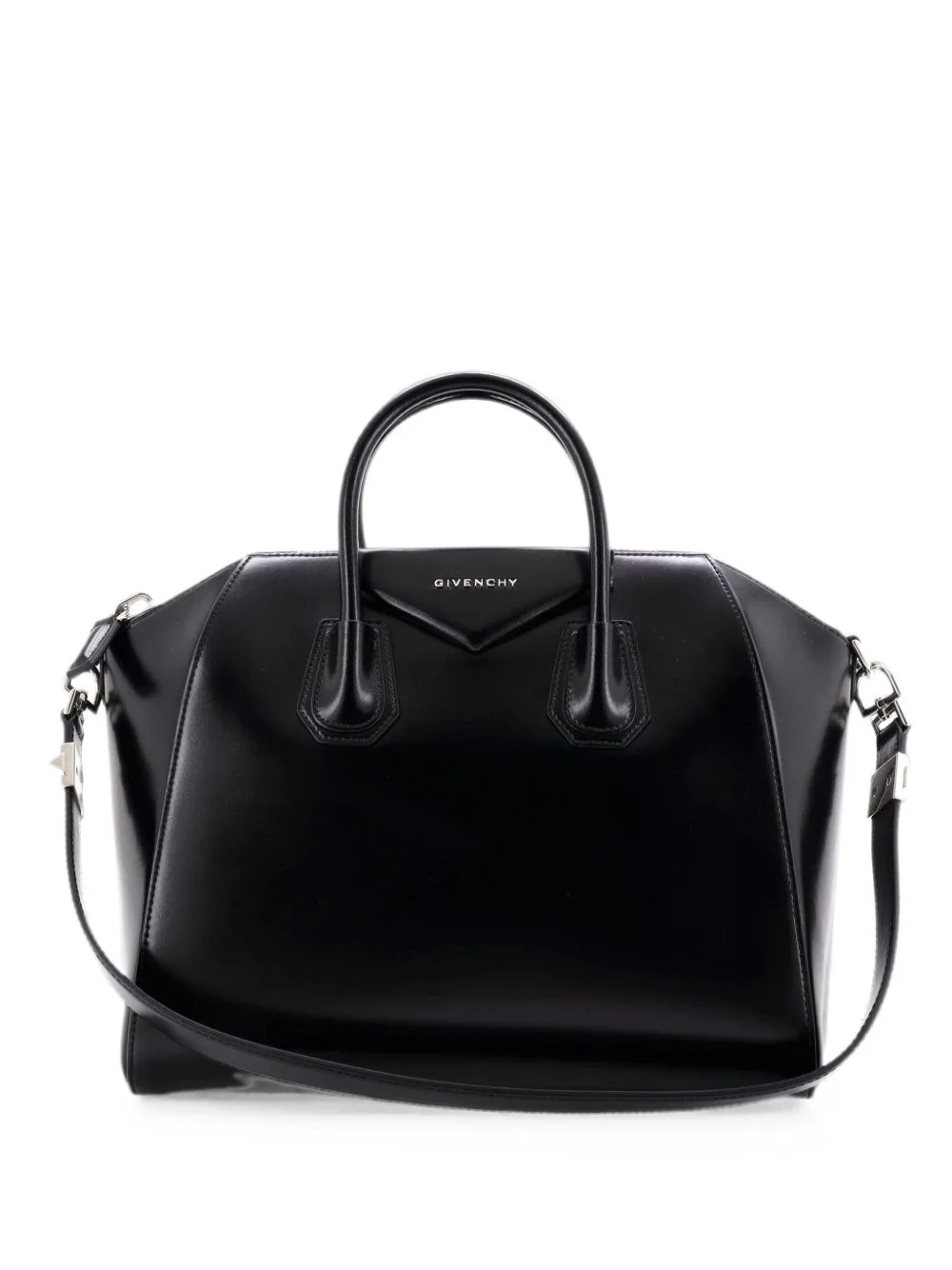 Antigona Bag Glazed Leather Medium Satchel