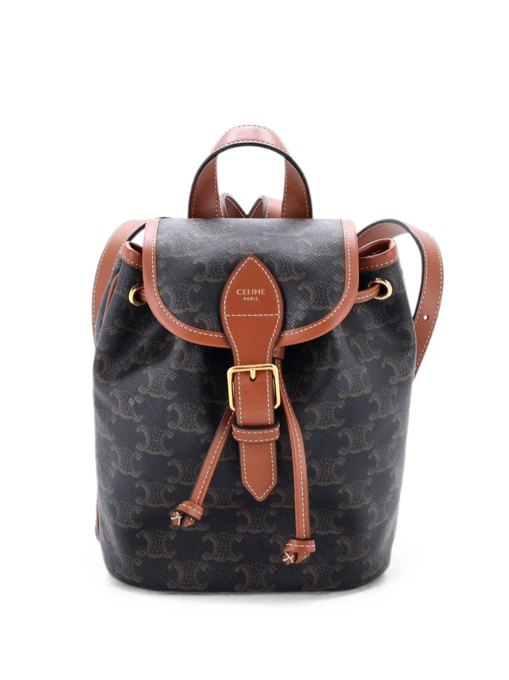 Folco Triomphe Coated Canvas Mini Backpack