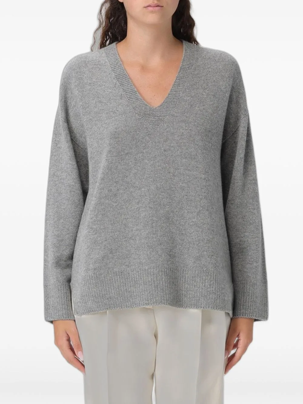 V-Neck Cashmere Sweater