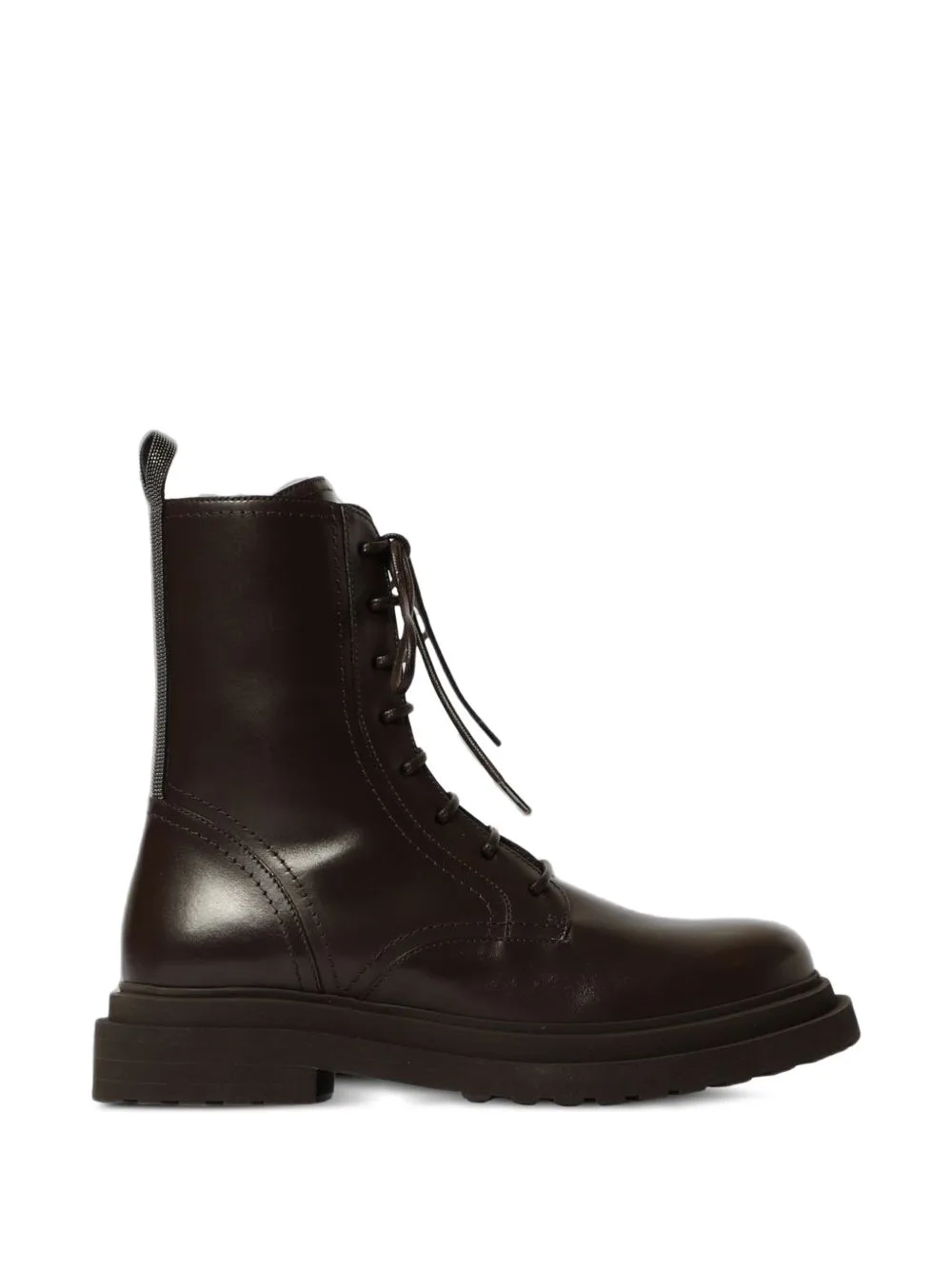Shearling Monile Ankle Boots