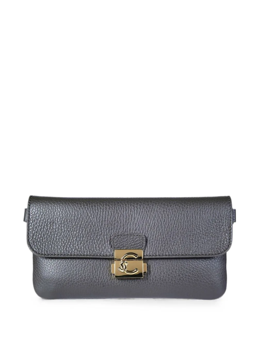 C-Me Lock Grained Leather Shoulder Bag by Coccinelle