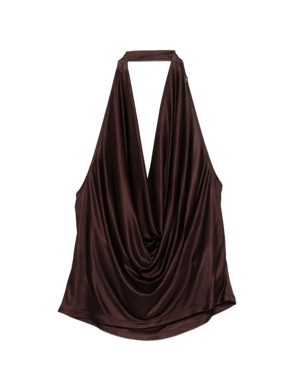 Top in Shiny Viscose Jersey Fabric