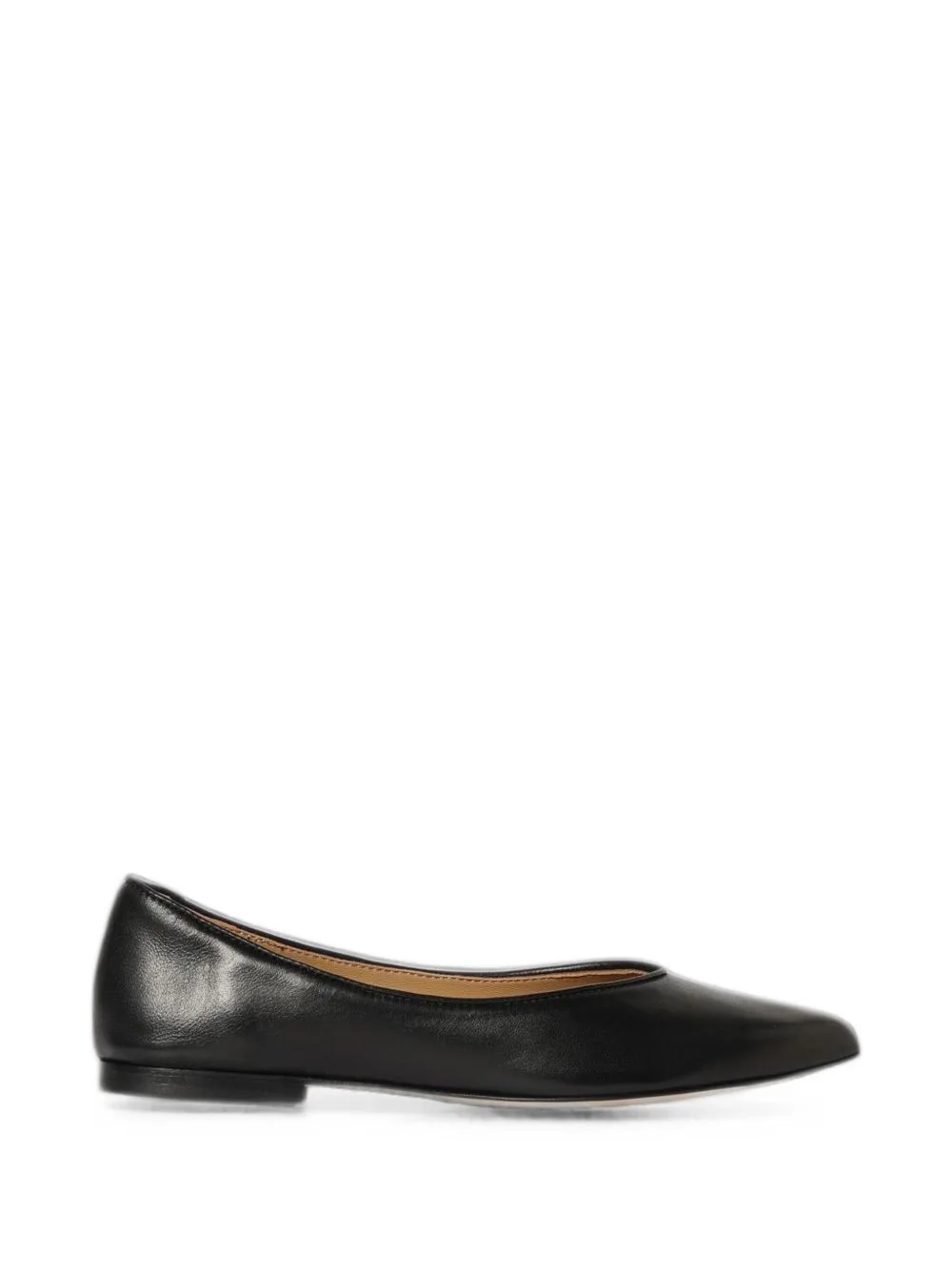 Pointed-Toe Ballet Flats