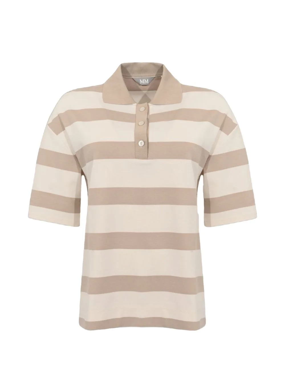Striped Cotton Polo Shirt