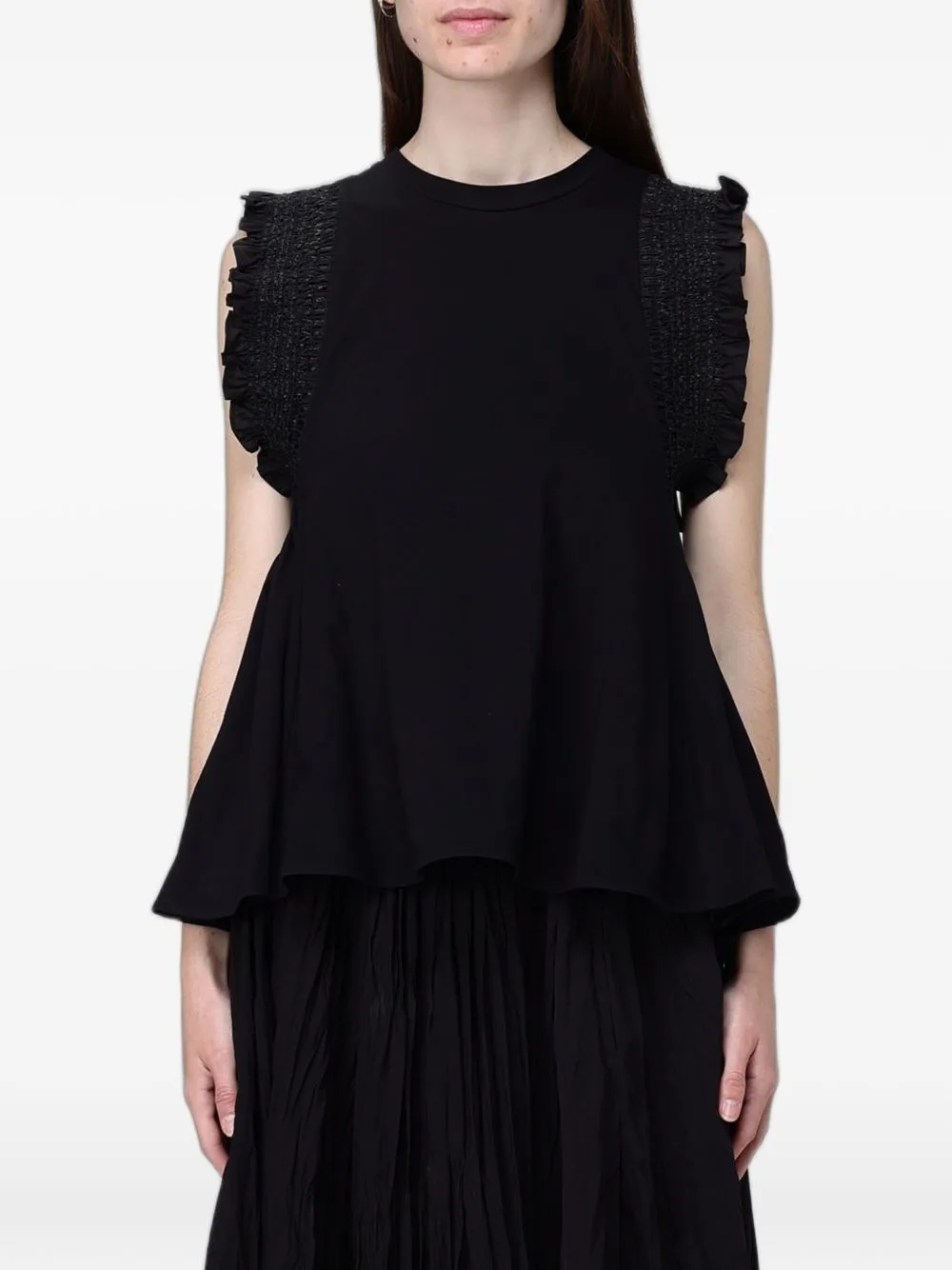 Ruffled Peplum T-Shirt