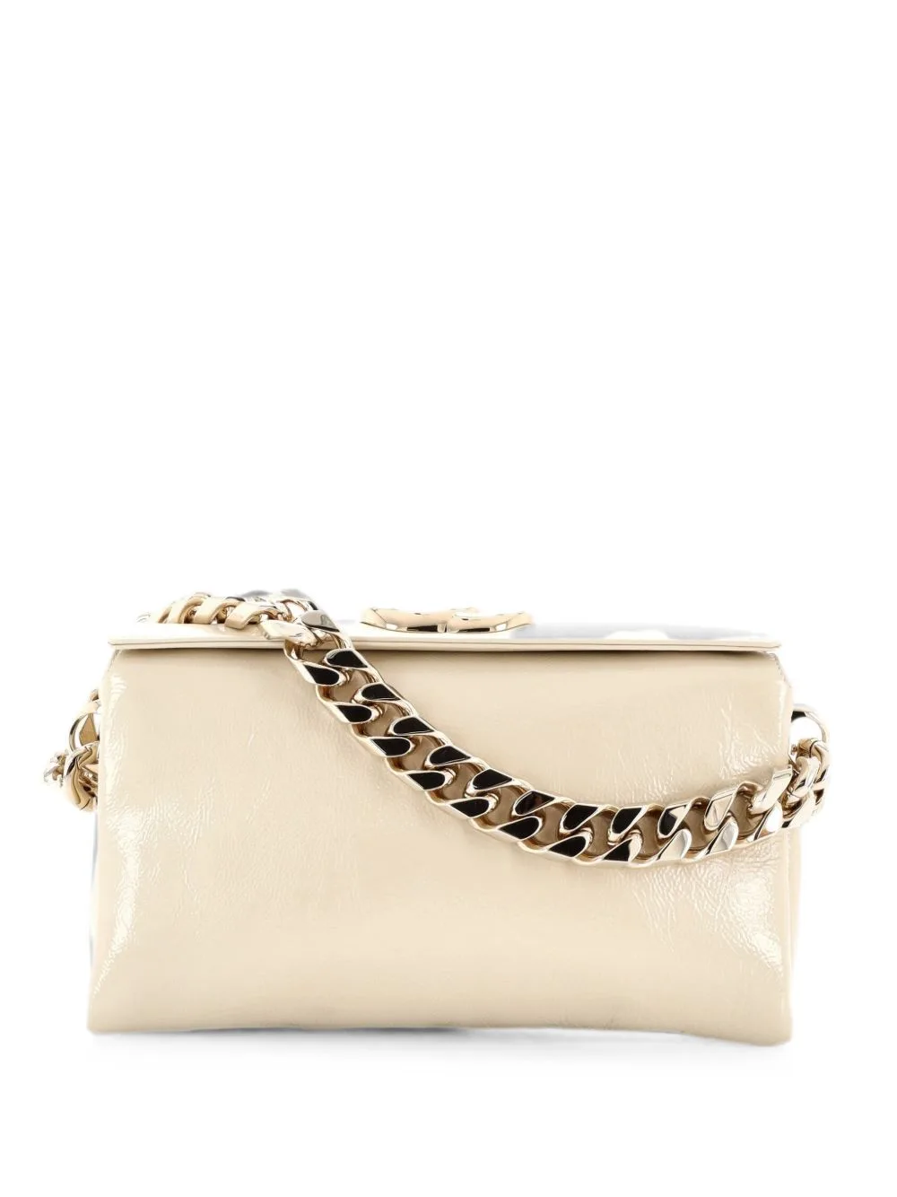 GG Soft Chain Handle Bag Patent Small Shoulder Bag