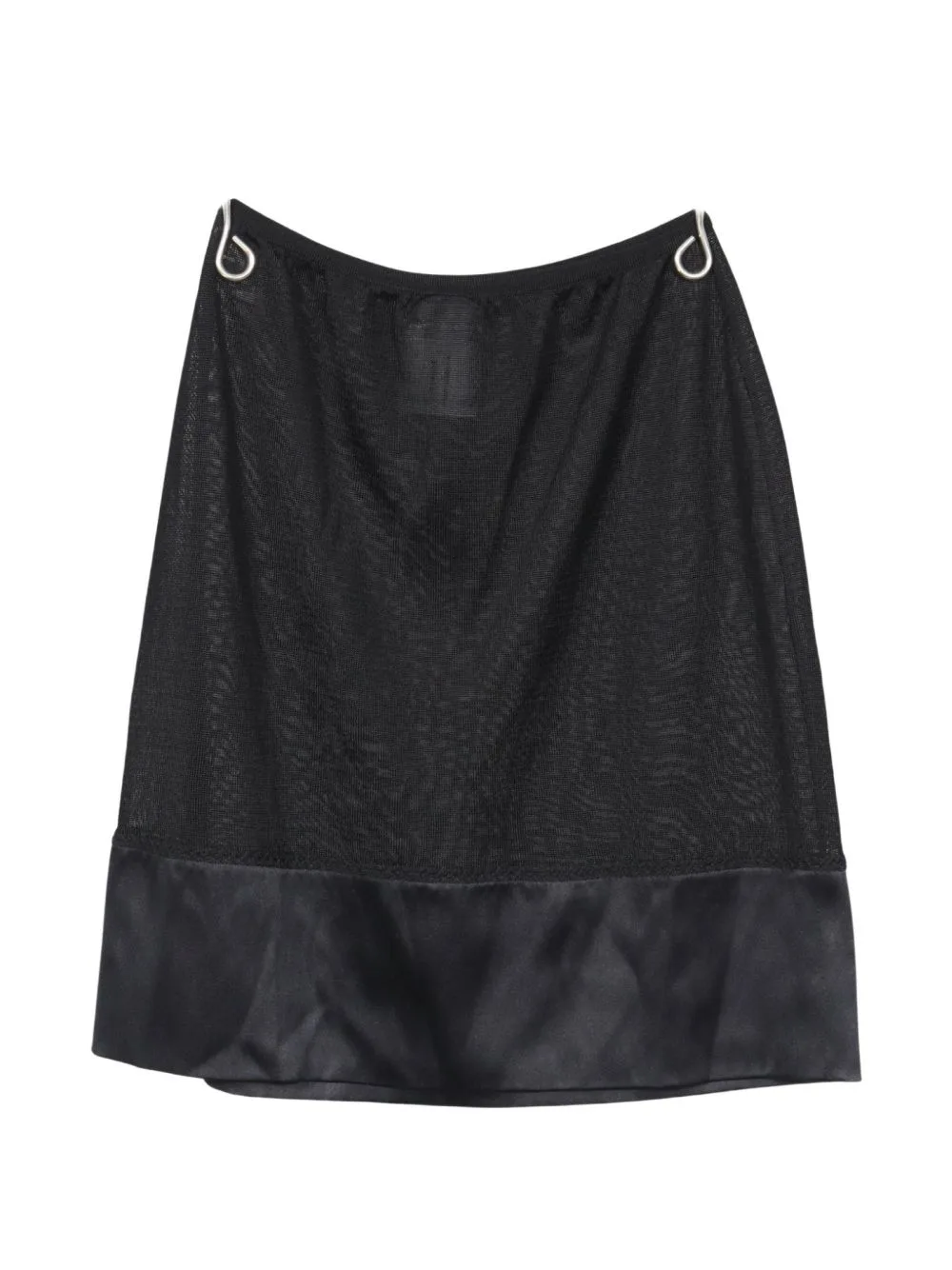 1986-1988 Colour-Block See-Through Skirt