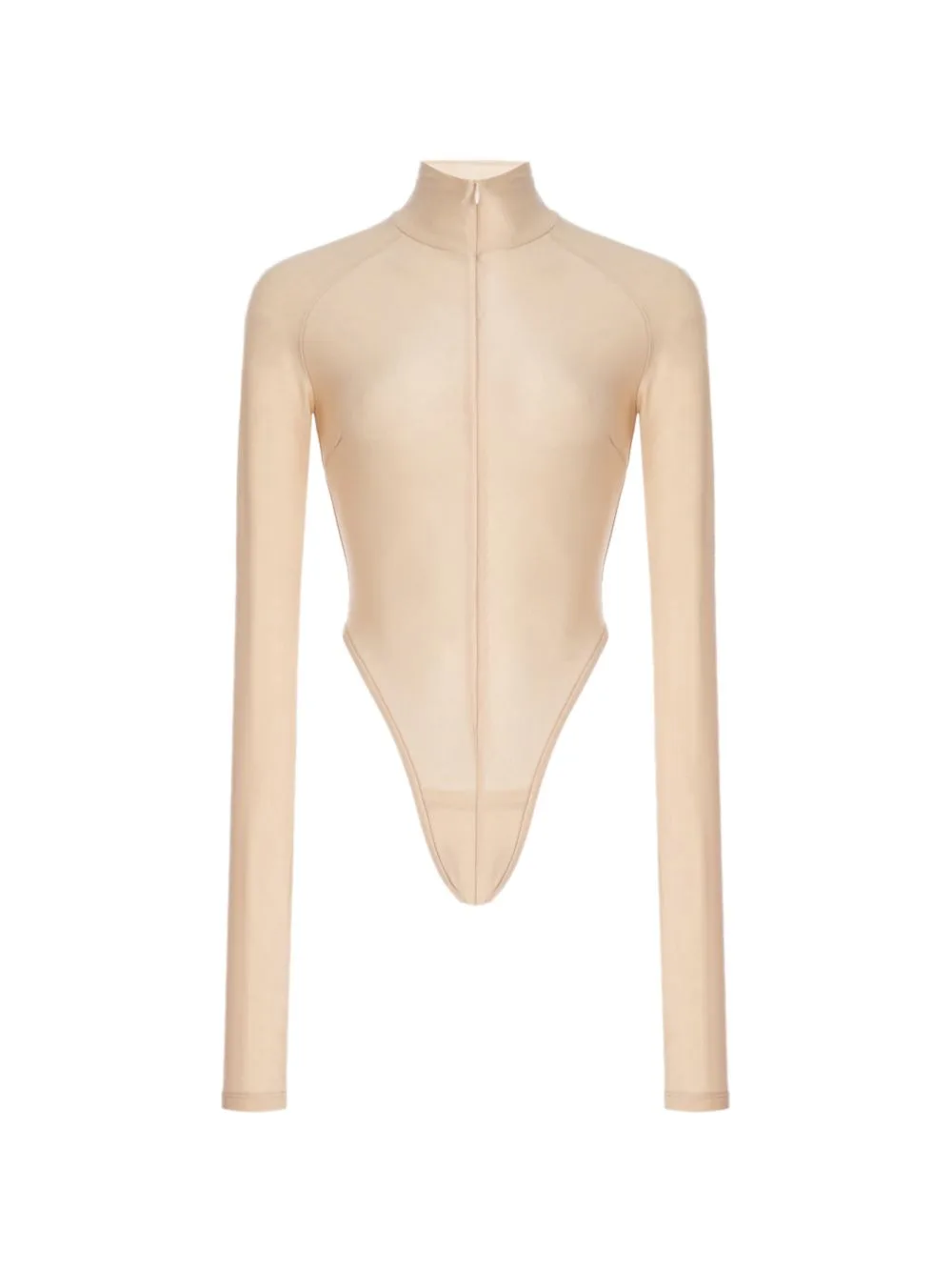 High-Neck Long-Sleeve Bodysuit