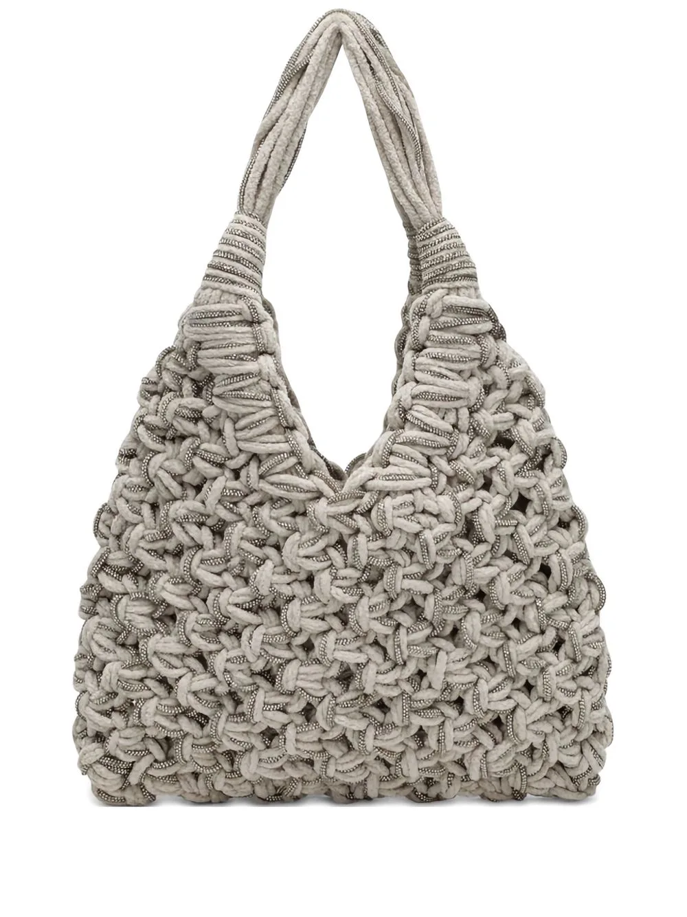 Vannifique Crystal-Embellished Velvet Tote Bag