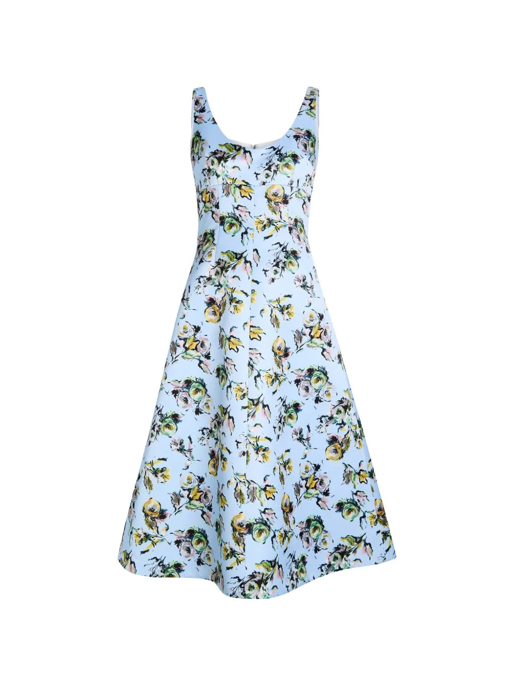 Abella Floral-Print Midi Dress