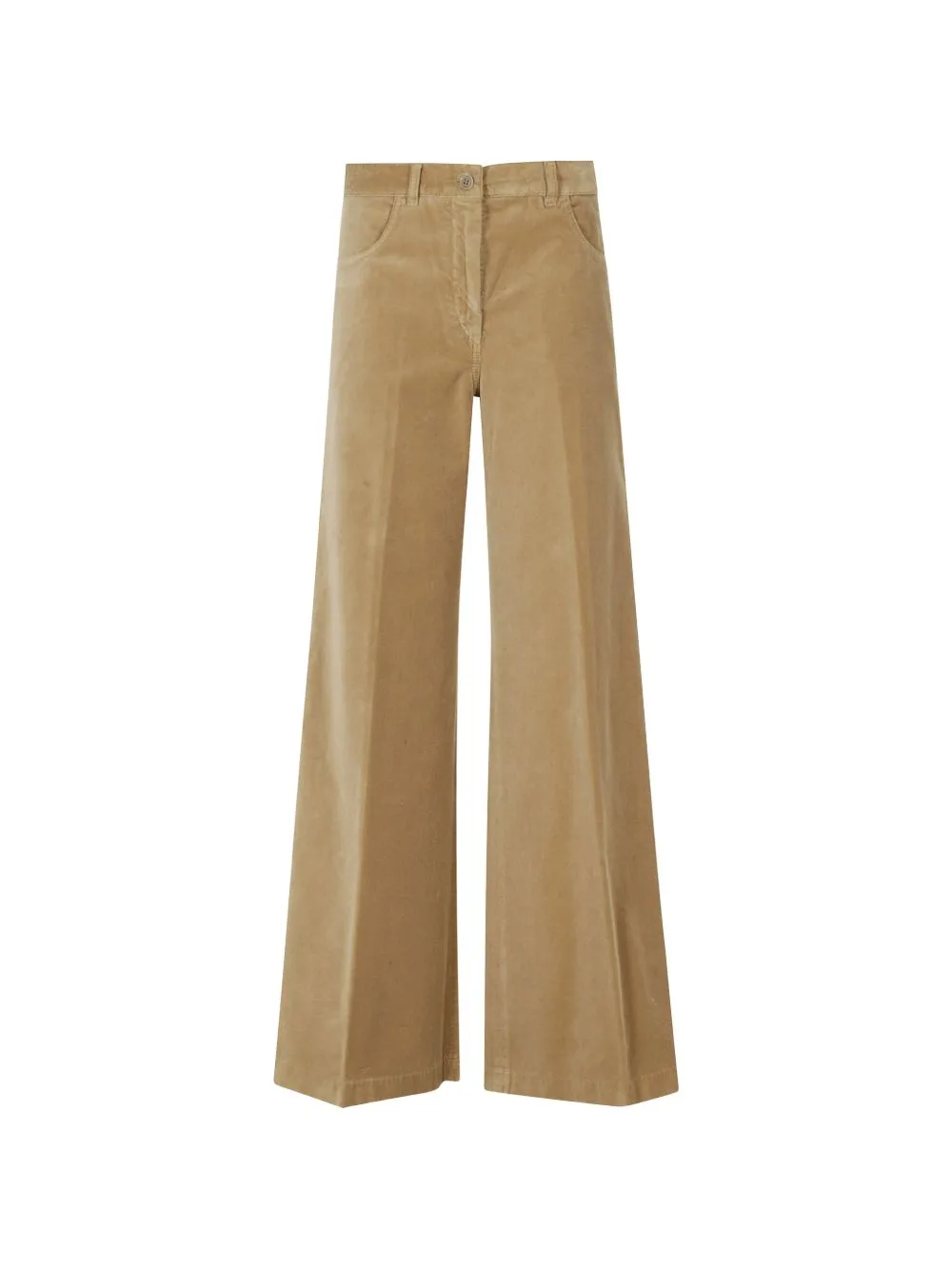 Corduroy Wide-Leg Trousers