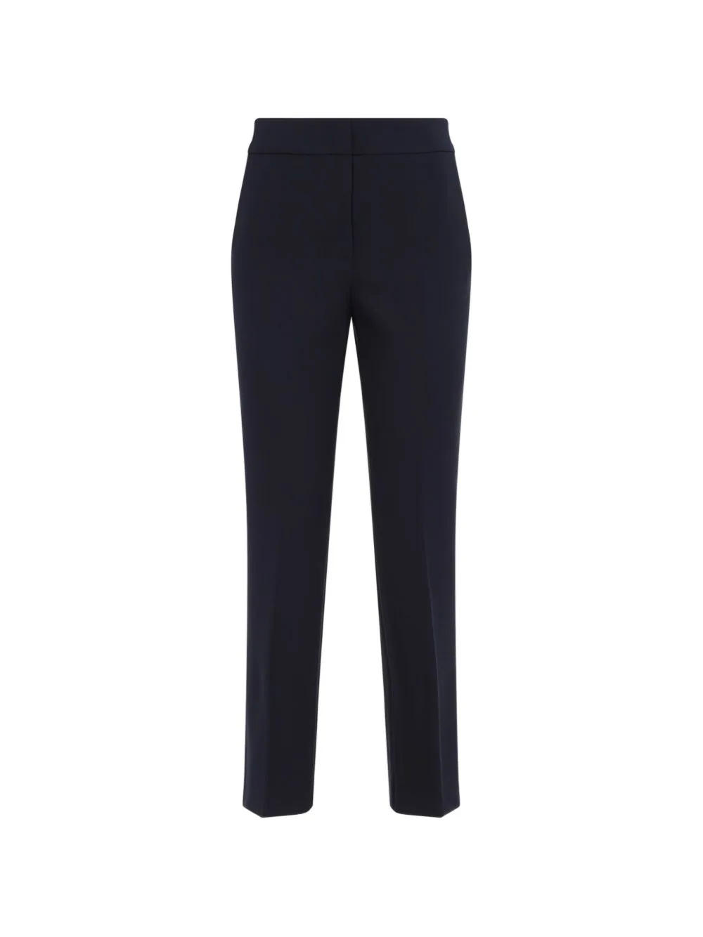 Elasticated-Waistband Tailored Trousers
