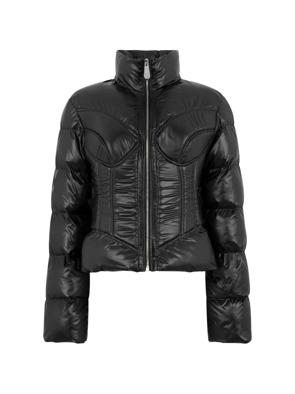 Corset-Style Padded Jacket