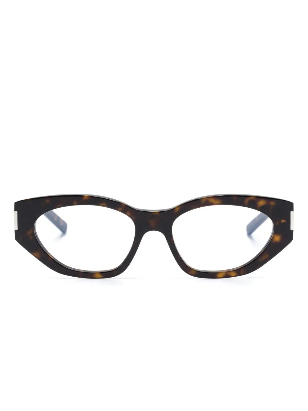 Cat-Eye Tortoiseshell-Effect Glasses by Saint Laurent Eyewear