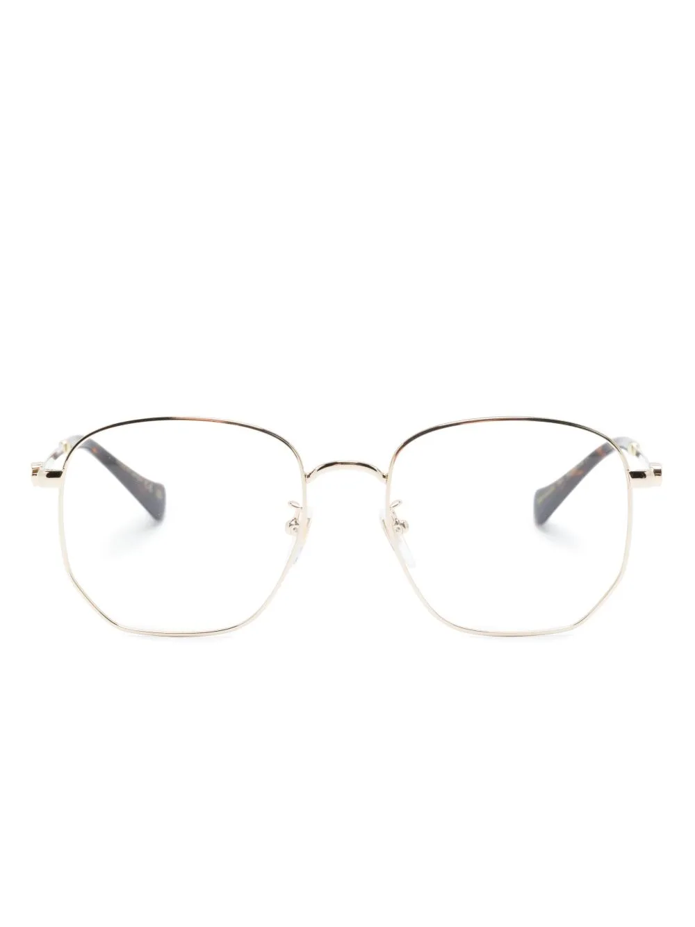 Interlocking G Square-Frame Glasses by Gucci Eyewear