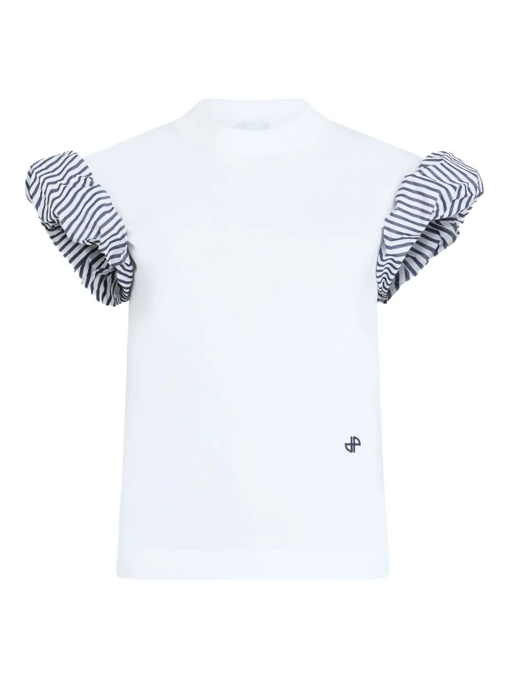 Striped-Sleeves T-Shirt