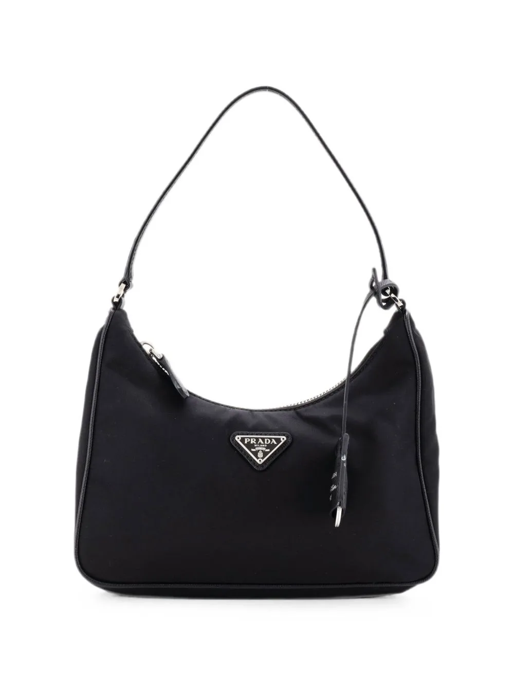 Re-Edition 2005 Tessuto with Saffiano Leather Mini Hobo Bag