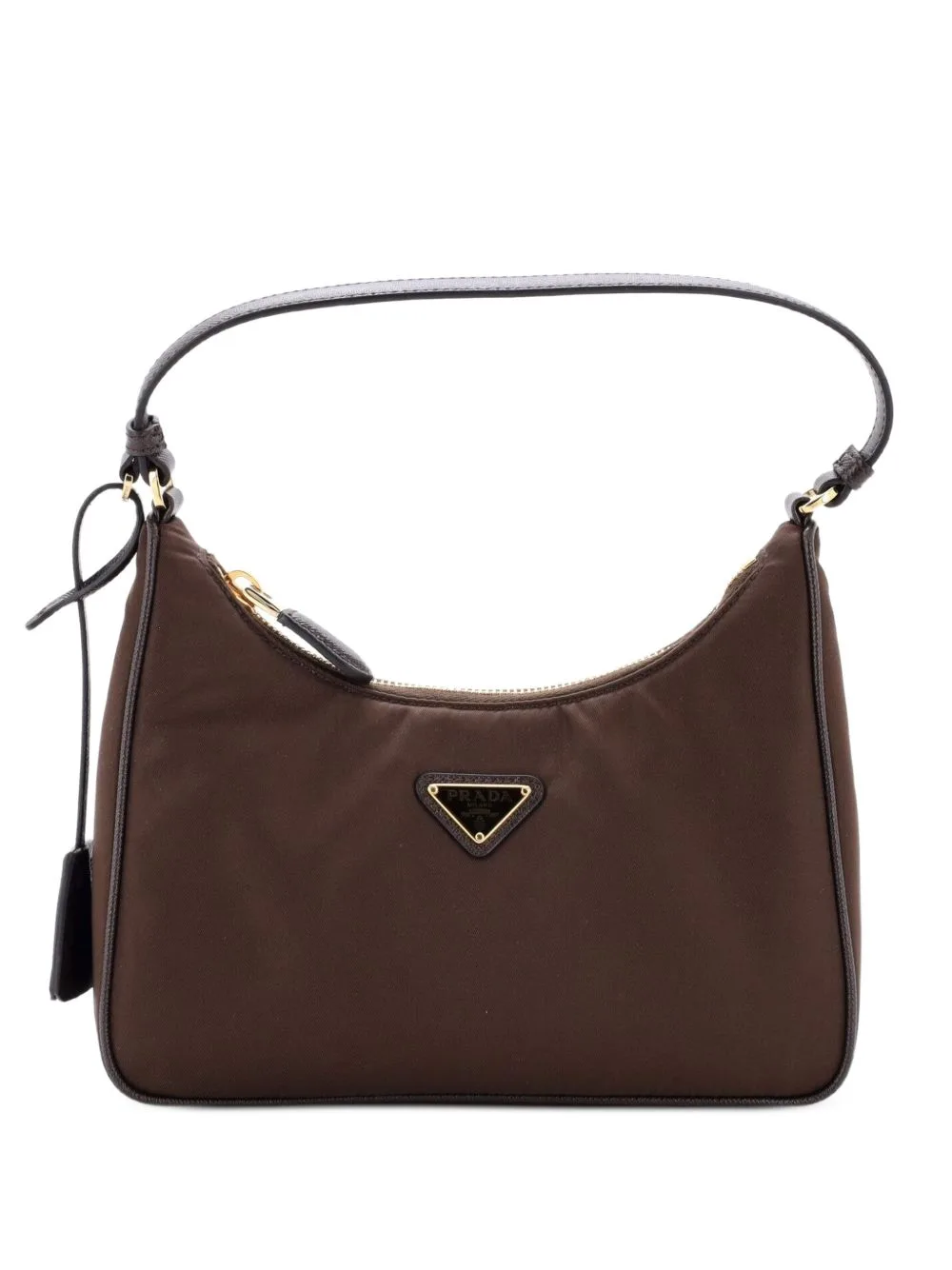 Re-Edition 2005 Tessuto with Saffiano Leather Mini Hobo Bag