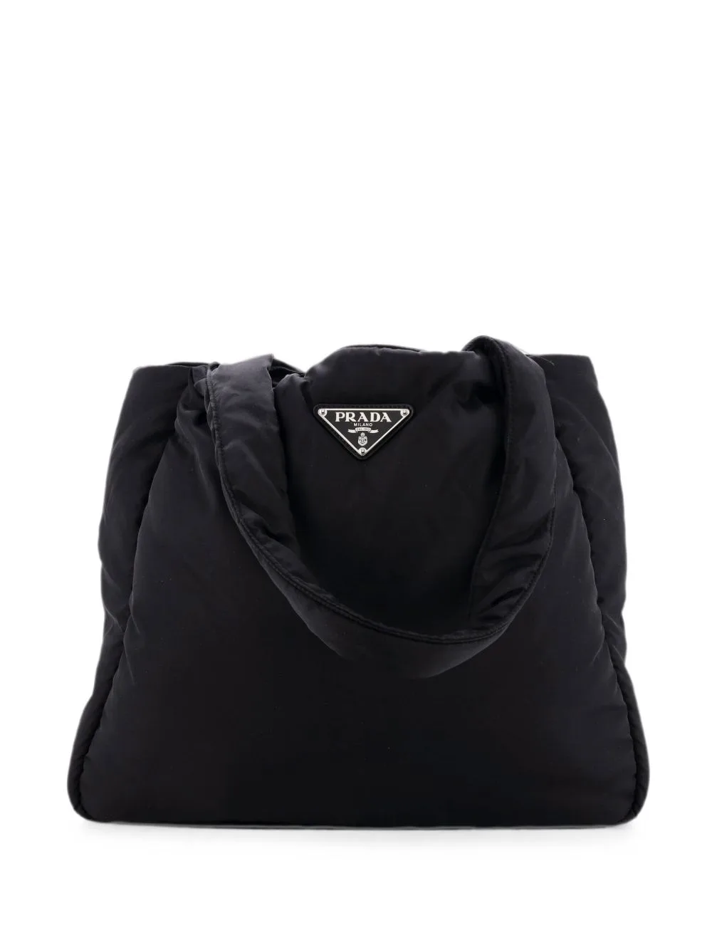 Padded Soft Re-Nylon Large Tote Bag