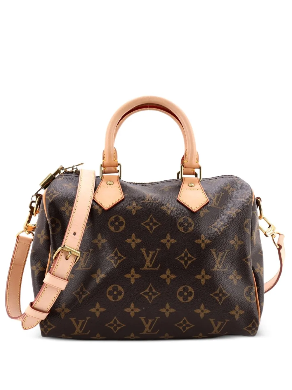 Speedy Bandouliere Bag Monogram Canvas 25 Satchel