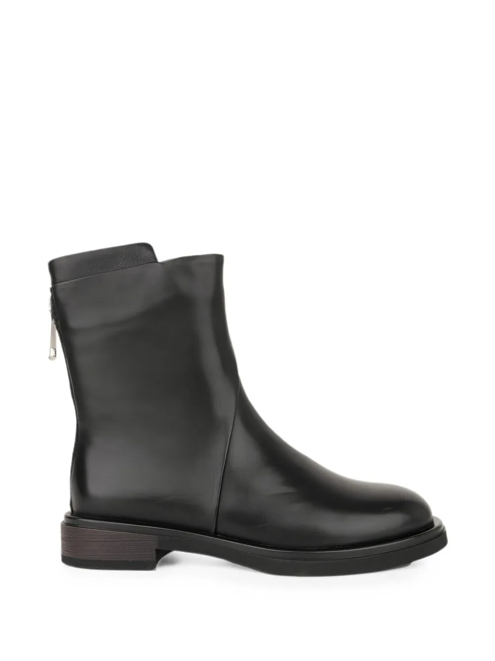 Rear Zip-Fastening Ankle Boots
