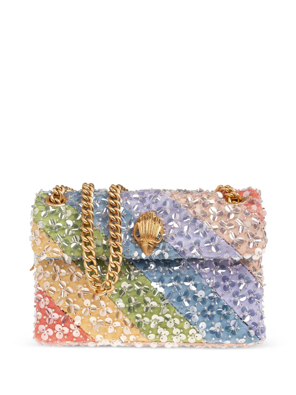 Mini Kensington Sequin-Embellished Shoulder Bag
