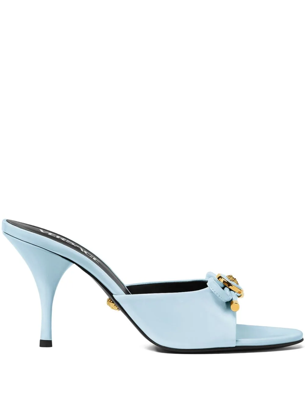 Opera Bow Patent Mules 85 mm