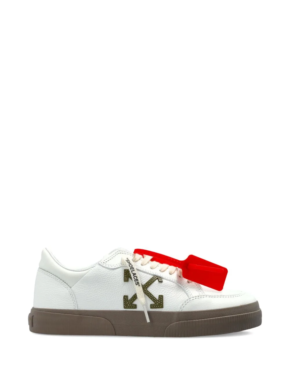 Arrow-Appliqué Leather Sneakers