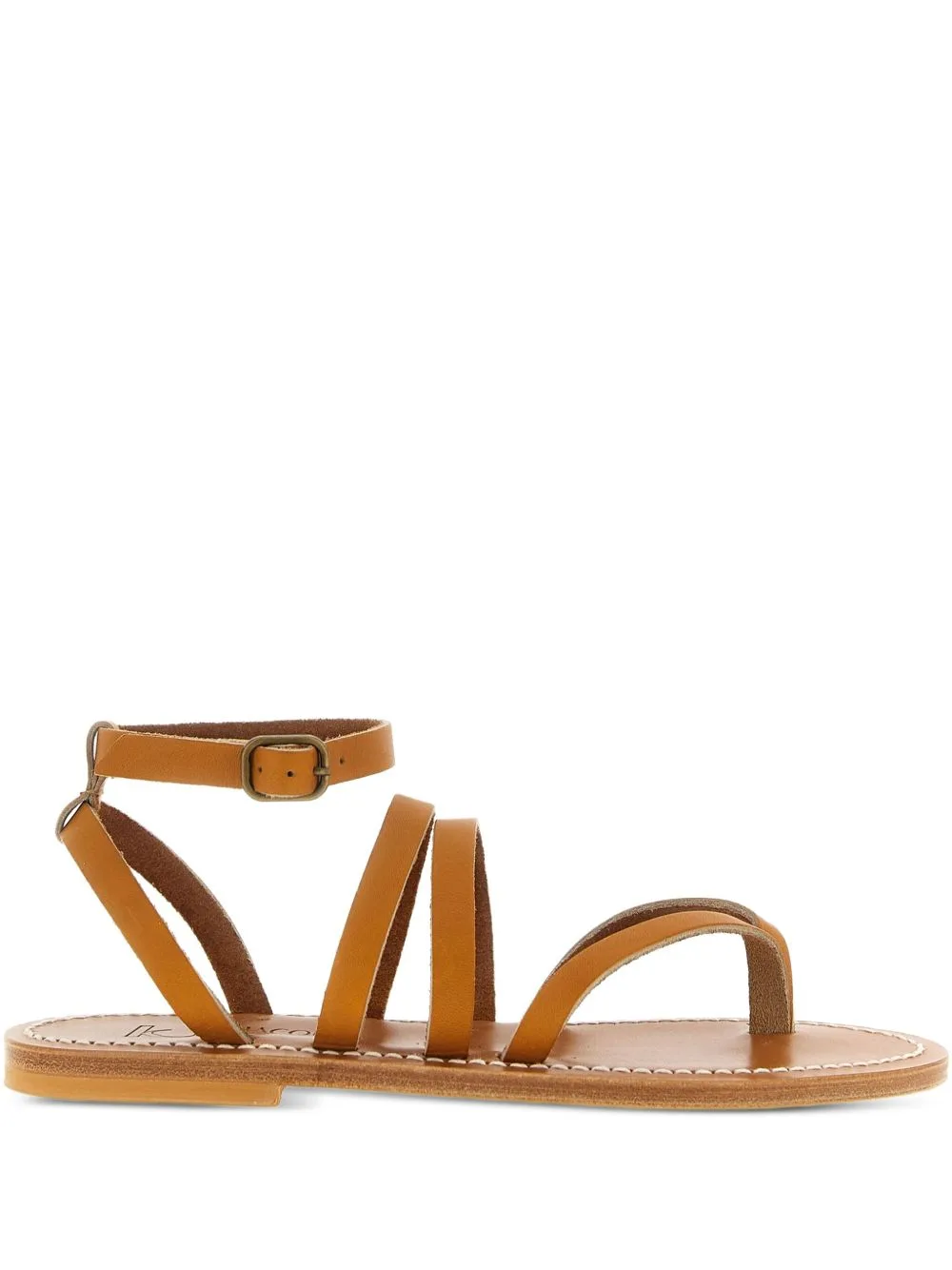 Hemeree Leather Ankle-Strap Sandals