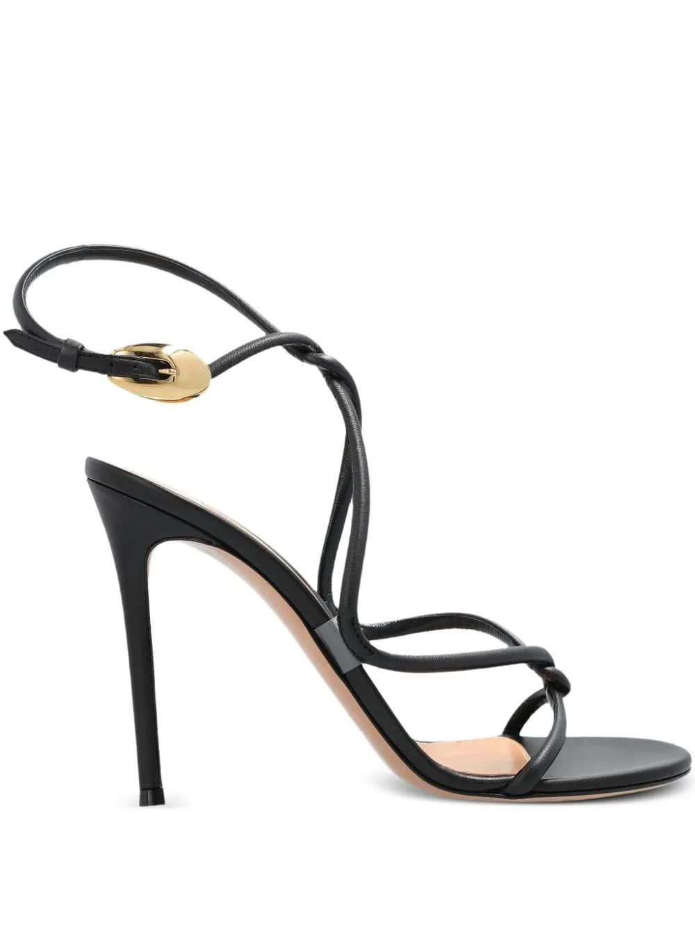 120mm Knot-Detail Heeled Sandals