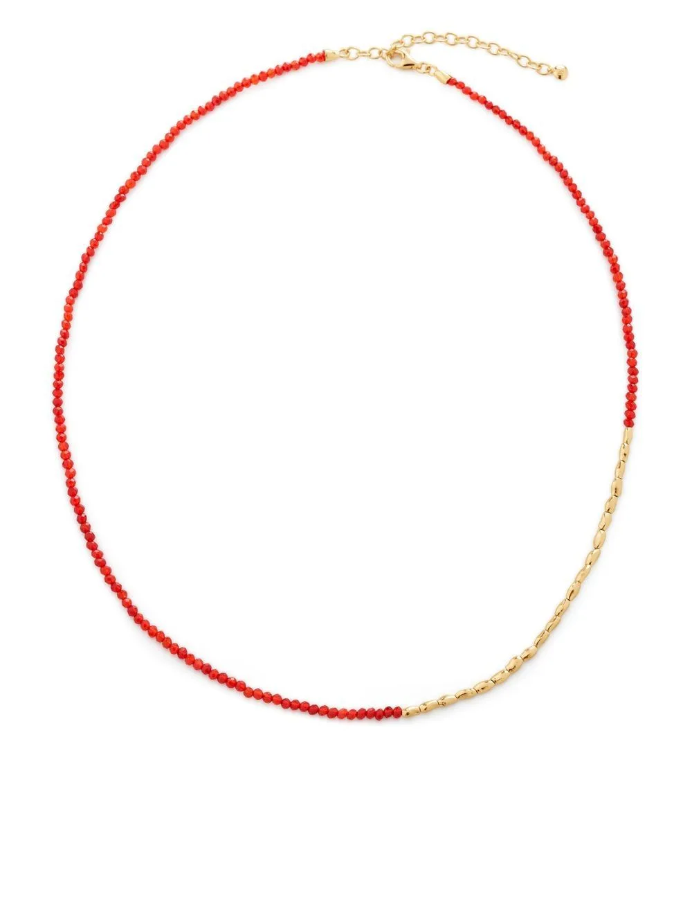 Mini Nugget Gemstone Beaded Necklace