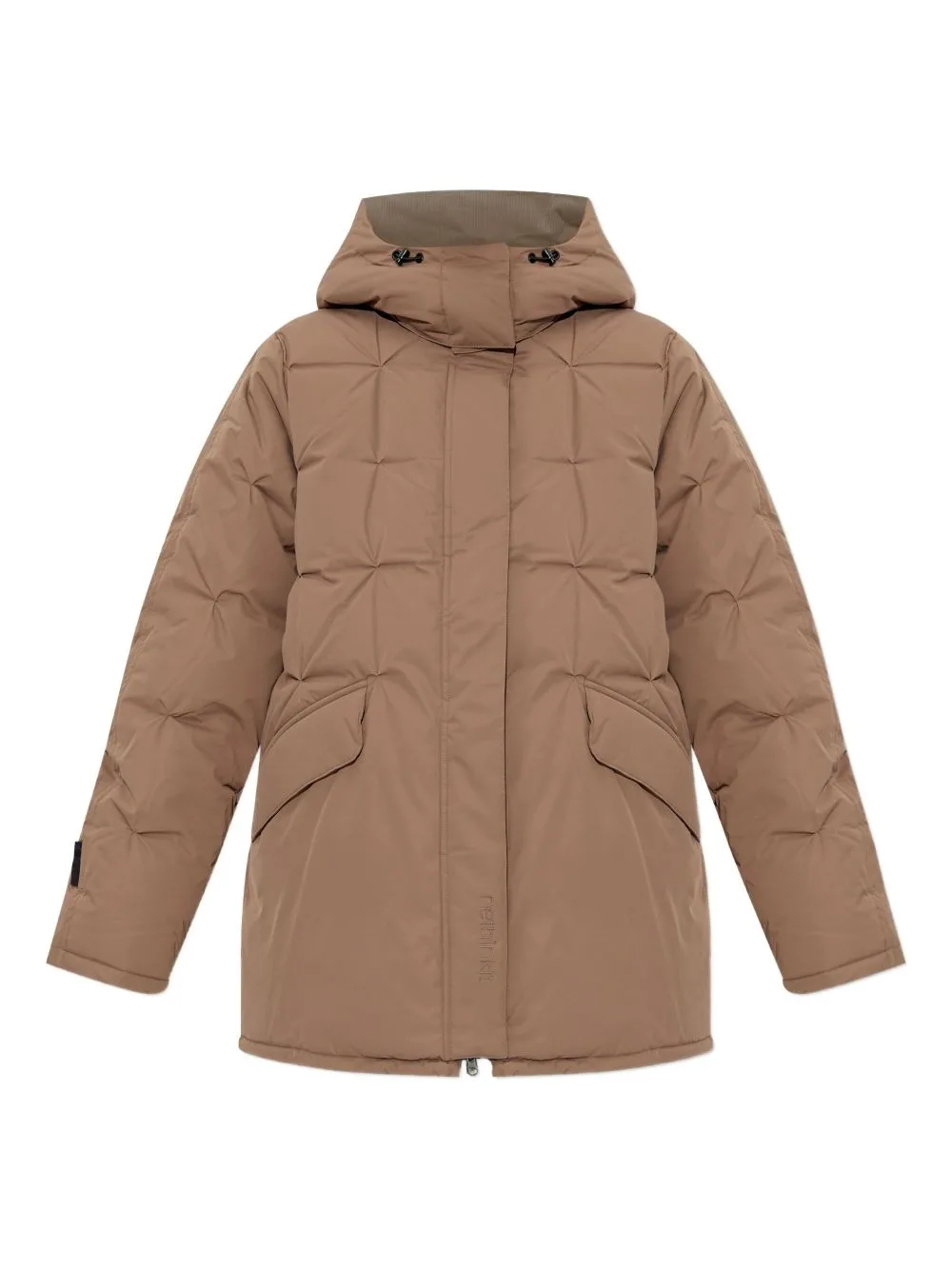 Hooded Quilted Parka Coat
