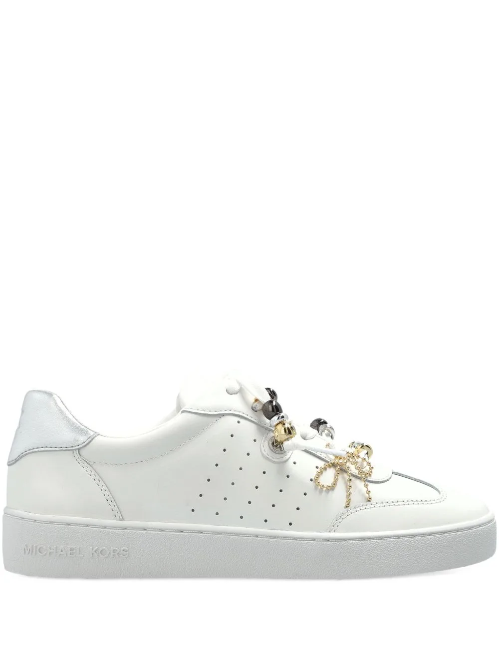 Beaded-Bow Sneakers