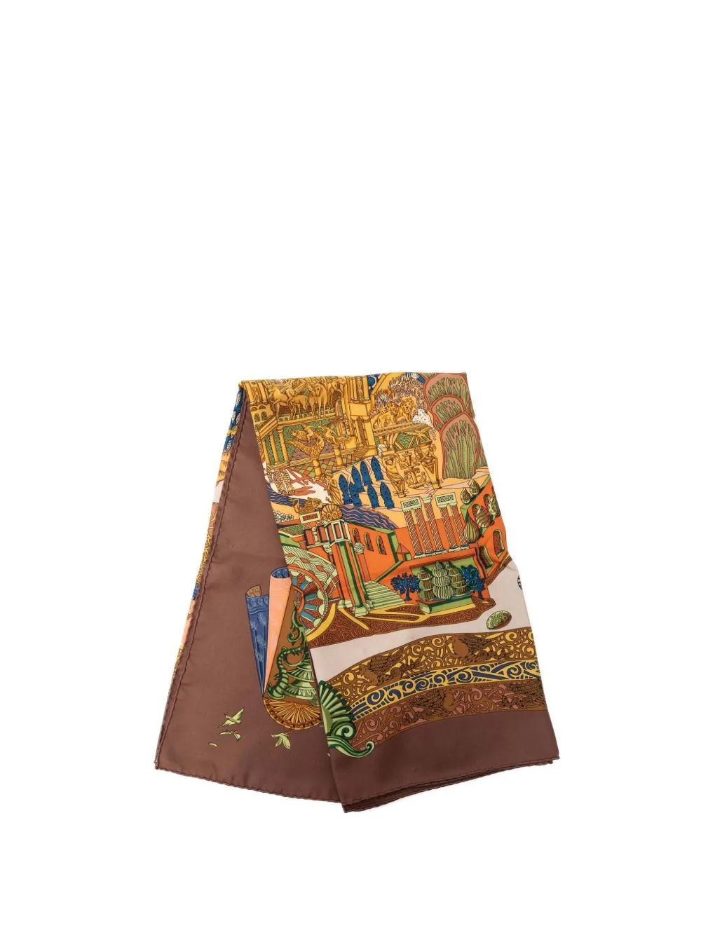 20th Century L Atlantide Silk Scarf 90