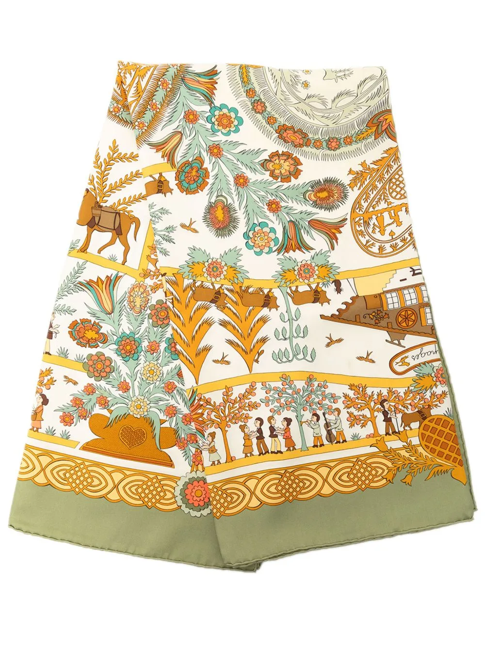 1997-2010 Decoupages Silk Scarf 90
