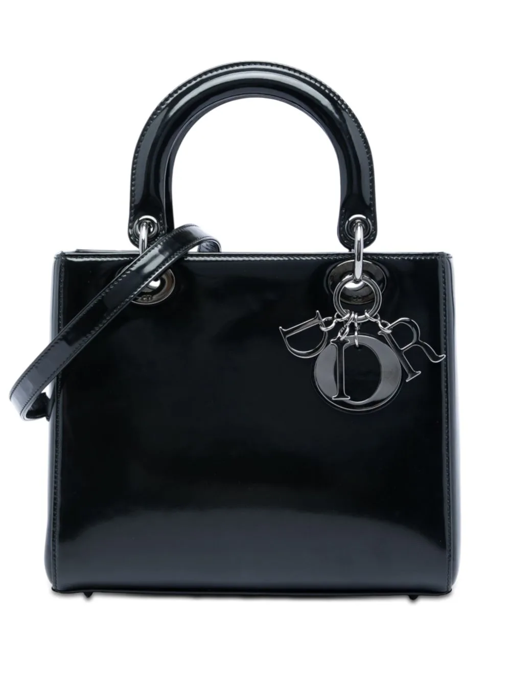 2013 Medium Patent Lady Dior Satchel