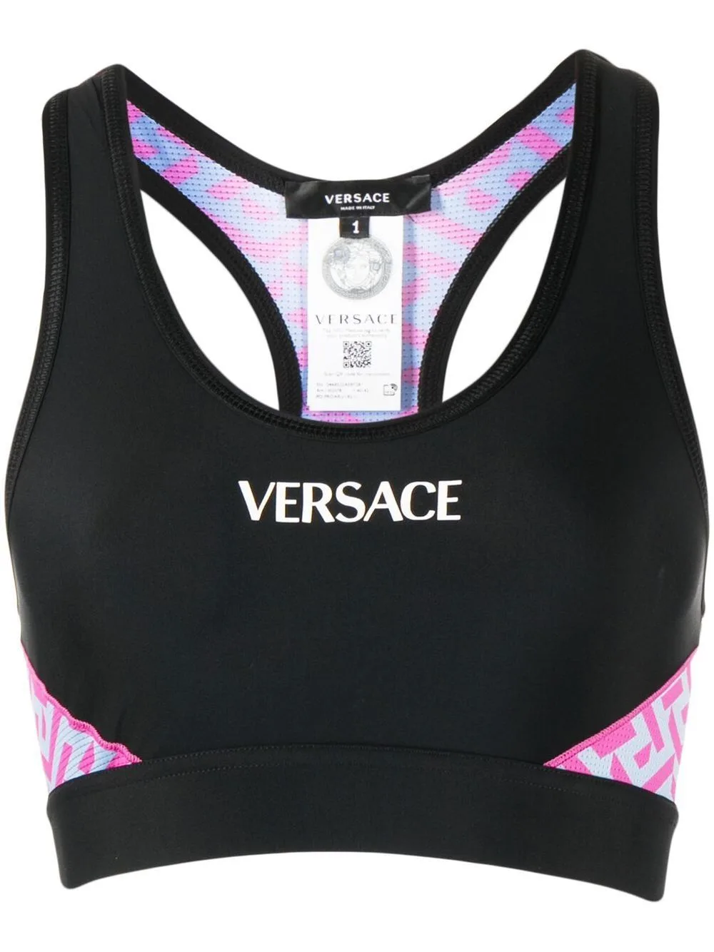 La Greca Logo-Print Bralette