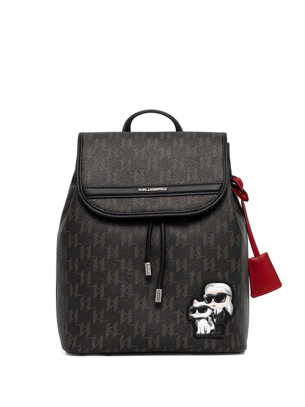 Logo-Appliqué Monogram Backpack