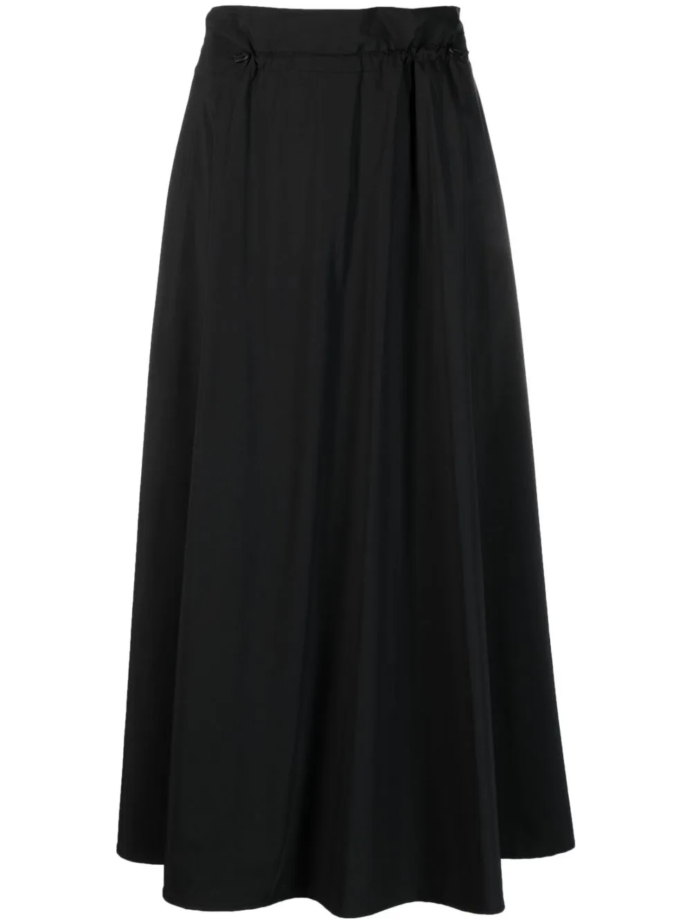 Drawstring Midi Skirt