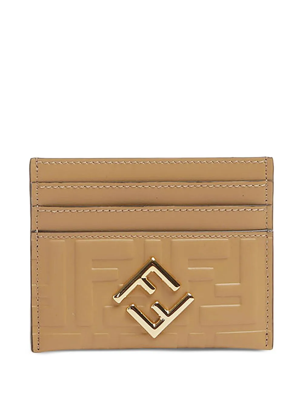 FF Diamonds Leather Cardholder