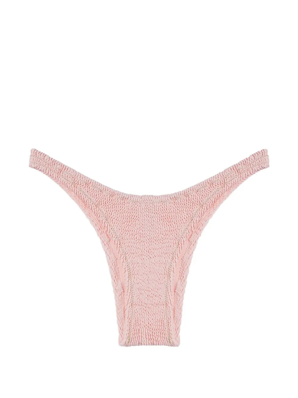 Ginny Crinkled-Finish Bikini Bottoms