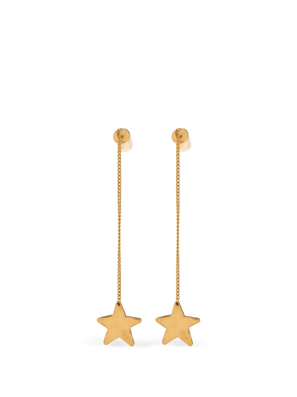 Star-Pendant Drop Earrings