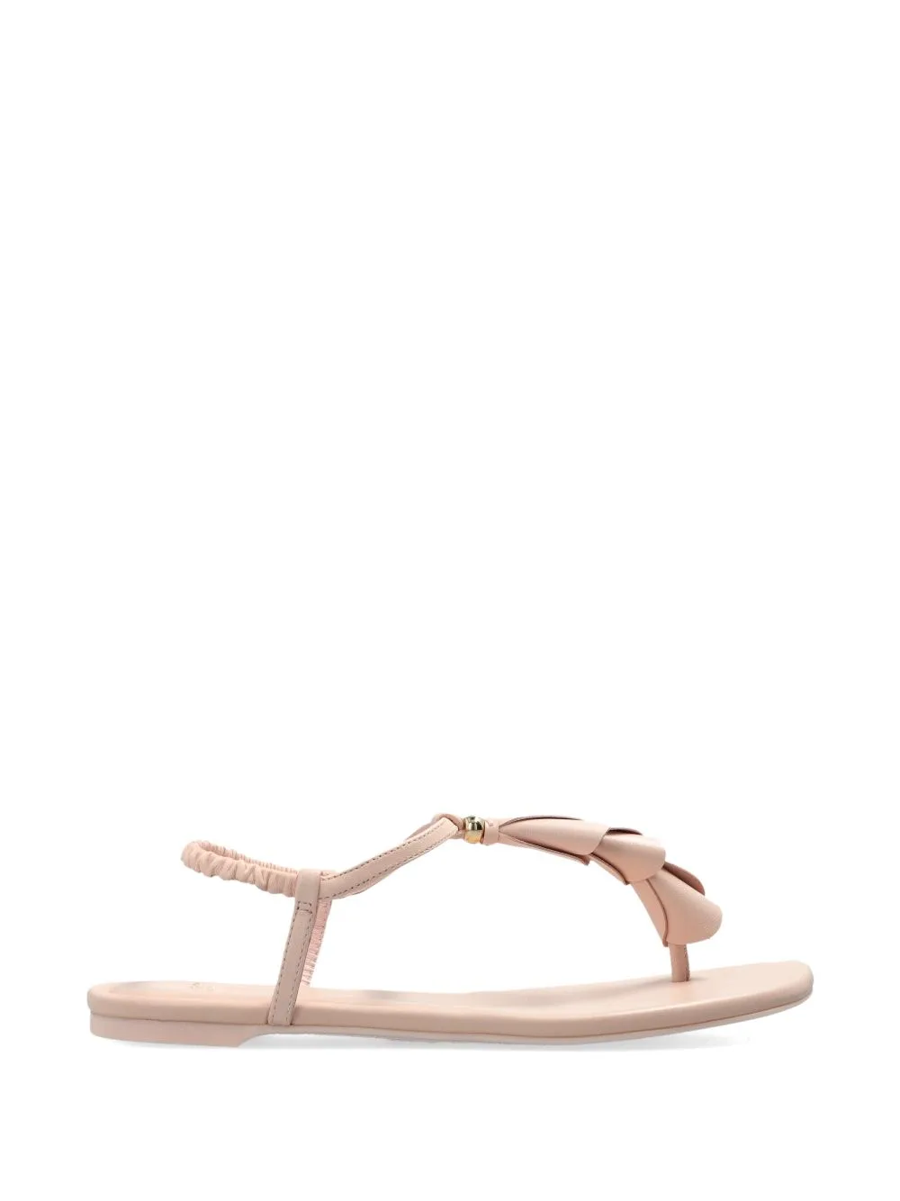 Lily Petal-Embellished Leather Sandals